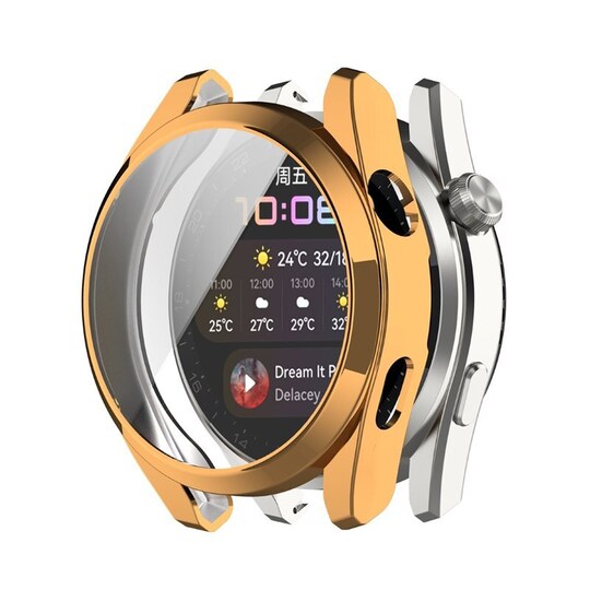 Silikonikuori  Huawei Watch 3 Pro - Kulta