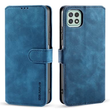 DG-Ming Lompakkokotelo 3-kortti Samsung Galaxy A22 5G  - sininen