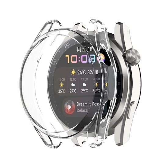 Silikonikuori  Huawei Watch 3 Pro - Läpinäkyvä