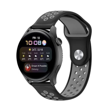 EBN Sport Rannekoru Huawei Watch 3 Pro - Musta/harmaa