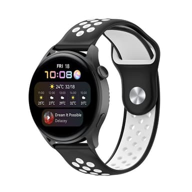 EBN Sport Rannekoru Huawei Watch 3 - Musta/valkoinen
