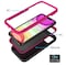 Aaltokuvioitu suojakotelo iPhone 11 Pro Max Musta & Pinkki