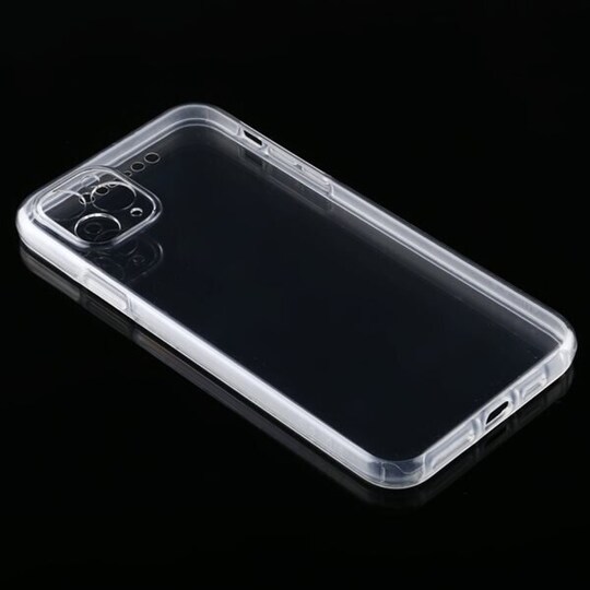 Erittäin ohut kaksipuolinen kuori iPhone 11 Pro Max Läpinäkyvä
