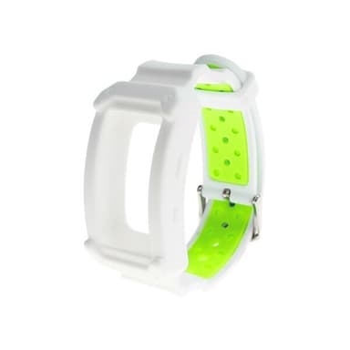 Kellon ranneke silikonia Samsung Gear Fit2 / Pro Valkoinen & Vihreä