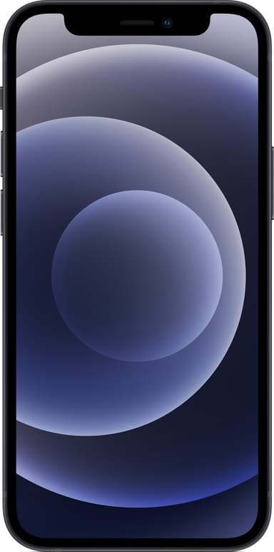 iPhone 12 Mini - 5G älypuhelin 256 GB (musta)