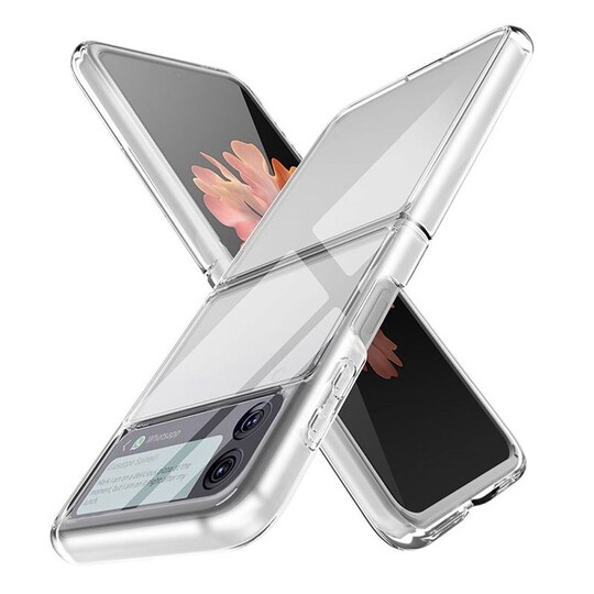 TPU+PC kotelo läpinäkyvä Samsung Galaxy Z Flip 3