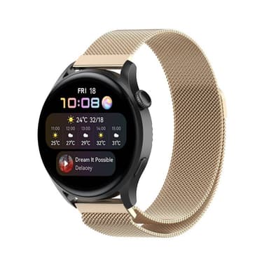 Milanese Rannekoru Huawei Watch 3 Pro - Vintage Gold