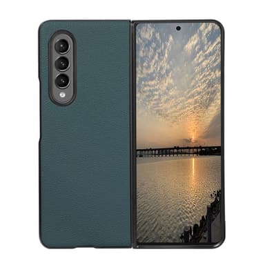 Nahka kuori Samsung Galaxy Z Fold 3  - vihreä