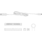 Corsair K65 RGB Mini pelinäppäimistö (valkoinen)