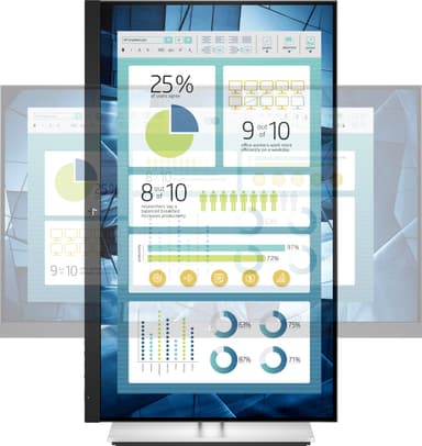 HP EliteDisplay E24 G4 23,8" näyttö (musta)