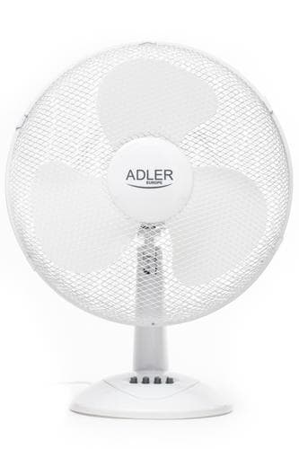Adler AD 7304 Pöytätuuletin, nopeus 3, 45 W, värähtely, halkaisija 40 cm, valkoinen