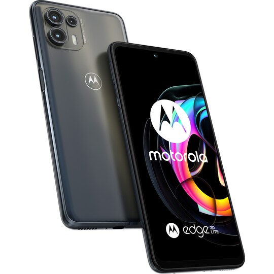 Motorola Edge 20 lite - 5G älypuhelin 8/128GB (grafiitti)