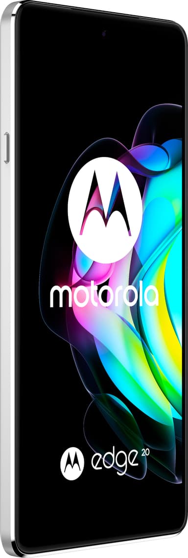 Motorola Edge 20 älypuhelin 8/128GB (valkoinen)