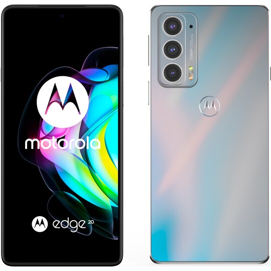 Motorola Edge 20 älypuhelin 8/128GB (valkoinen)