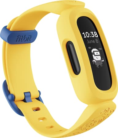 Fitbit Ace 3 lasten aktiivisuusranneke (Minionit, musta/keltainen)