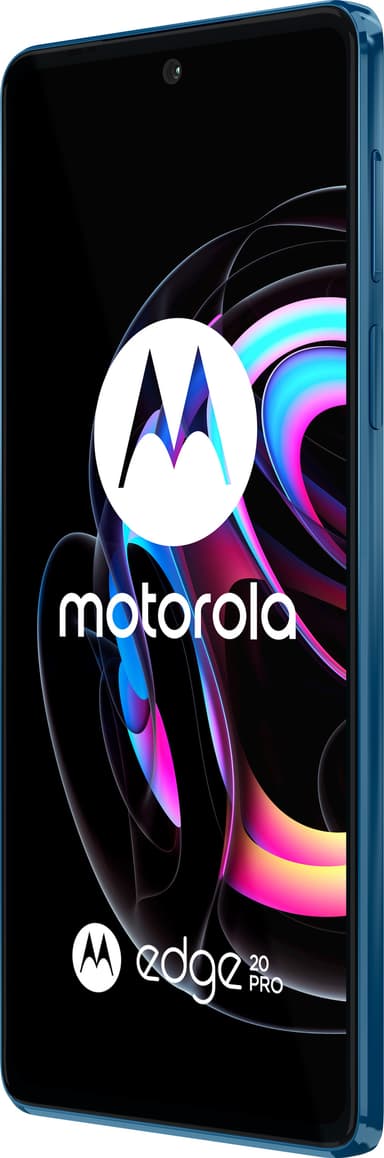 Motorola Edge 20 Pro - 5G älypuhelin 12/256GB (Indigo Vegan Leather)