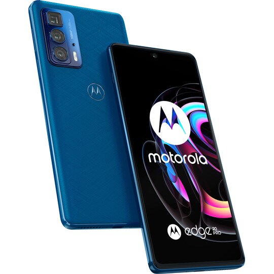 Motorola Edge 20 Pro - 5G älypuhelin 12/256GB (Indigo Vegan Leather)