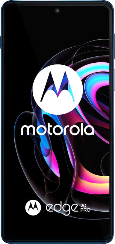 Motorola Edge 20 Pro - 5G älypuhelin 12/256GB (Indigo Vegan Leather)