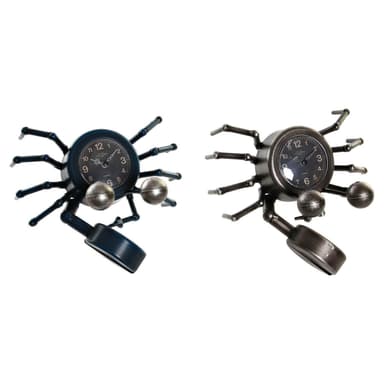 Stalinis laikrodis DKD Home Decor Eläin Rauta (2 pcs) (23 x 22 x 14 cm)