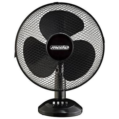 Mesko -tuuletin MS 7310 Pöytätuuletin, nopeus 3, 45 W, värähtely, halkaisija 40 cm, musta