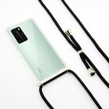 Puhelinsuoja Huawei P40 Pro KSIX TPU Riipukset Läpinäkyvä Musta