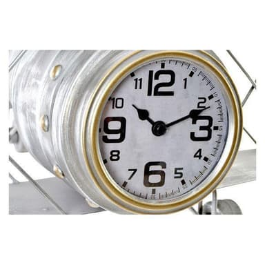 Stalinis laikrodis DKD Home Decor Metalli Lentokone Puu MDF (48 x 33 x 19 cm)
