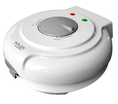 Adler -vohvelikone AD 3038 1500 W, leivonnaisten määrä 1, jääpala, valkoinen