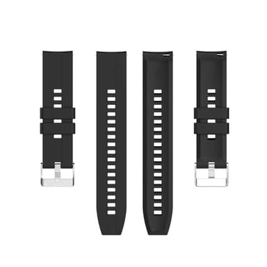 Xiaomi Huami Amazfit rannekoru 20 mm silikoni musta
