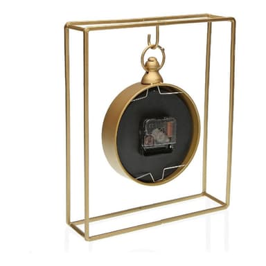 Stalinis laikrodis Kullattu Metalli (7 x 30 x 25 cm)