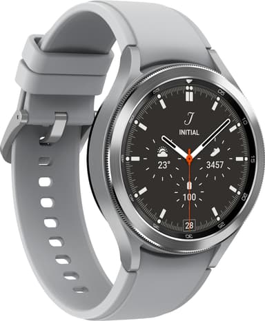 Samsung Galaxy Watch4 Classic 46mm LTE älykello (hopea)