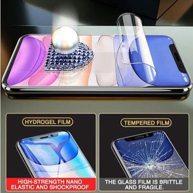 Näytönsuoja iPhone 11 Pro TPU itsekorjautuva sinisellä valosuodattimella