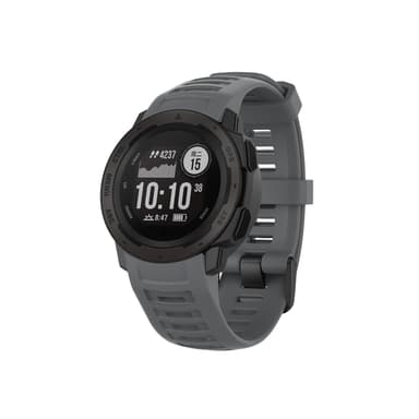 Garmin Instinct Esports / aurinkoranneke silikoniharmaa