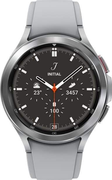 Samsung Galaxy Watch4 Classic 46mm LTE älykello (hopea)
