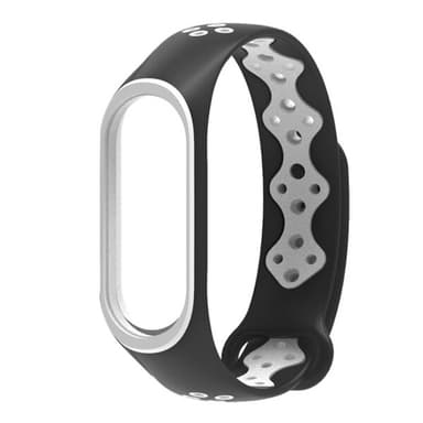 Urheilullinen ranneke Xiaomi Mi Band 3 / 4 Musta & Valkoinen