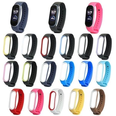 Elastinen ranneke Xiaomi Mi Band 5 Musta & Vihreä