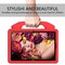 Iskunkestävä kotelo lapsille telineellä ja kahvalla Huawei MediaPad M6 10.8, Punainen