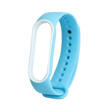 Elastinen ranneke Xiaomi Mi Band 5 Vaaleansininen & Valkoinen
