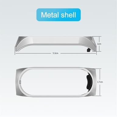 Metalliranneke Xiaomi Mi Band 4 / 3 Musta