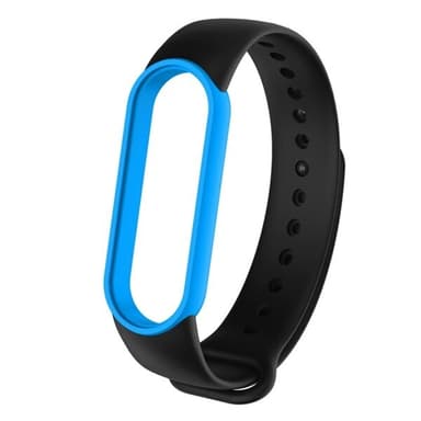 Silikoniranneke Xiaomi Mi Band 5 Musta & Sininen