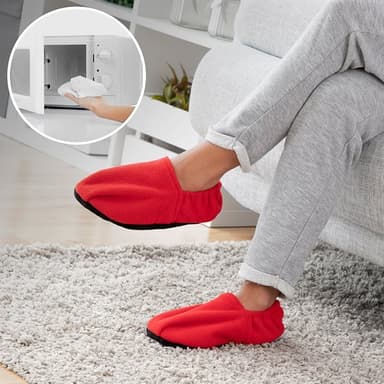 InnovaGoods Lämpötossut Punainen