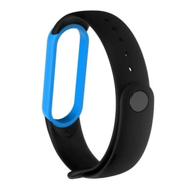 Silikoniranneke Xiaomi Mi Band 5 Musta & Sininen