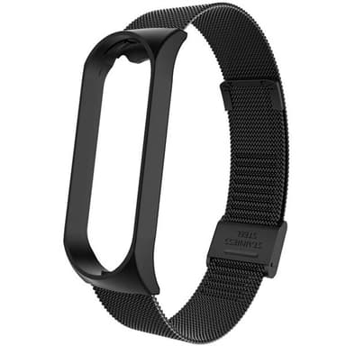 Metalliranneke Xiaomi Mi Band 4 / 3 Musta