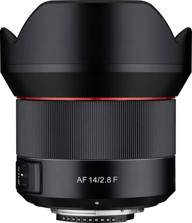 Samyang 14mm f/2.8 F laajakulmaobjektiivi (Nikon)