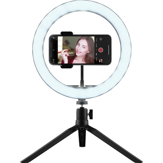 Trust Maku Ring Light vlog pakkaus + 10" LED valorengas