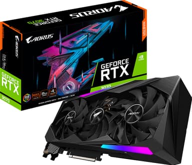 Gigabyte GeForce RTX 3070 AORUS MASTER 8GB V2.0 näytönohjain