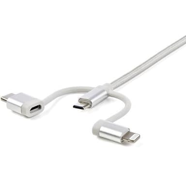 StarTech.com LTCUB1MGR, 1 m, USB A, Micro-USB B, USB 2.0, 480 Mbit/s, Hopea