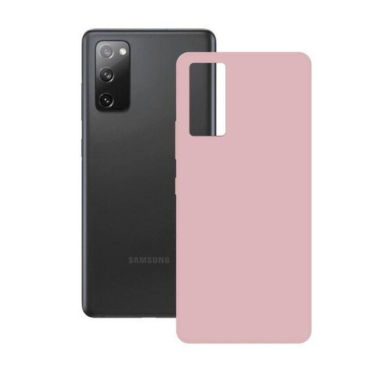 Puhelinsuoja Samsung Galaxy S20 FE 5G KSIX Silk TPU Pinkki