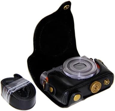 Kamerakotelo Canon G9X PU-nahka musta