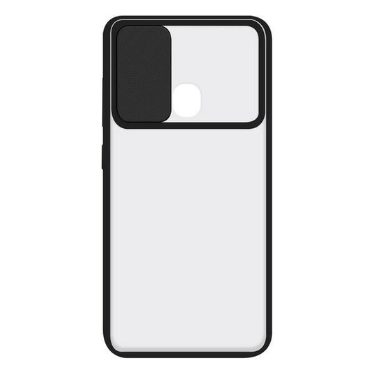 Matkapuhelimen kotelo, jossa TPU Edge -ominaisuus Samsung Galaxy A51 KSIX Duo Soft Cam Protect Musta