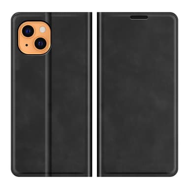 iPhone 12 Pro lompakkokotelo PU-nahka / TPU musta